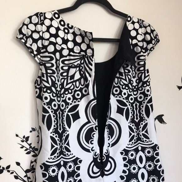 OASIS 100% SILK psychedelic tunic dress - Picture 7 of 7